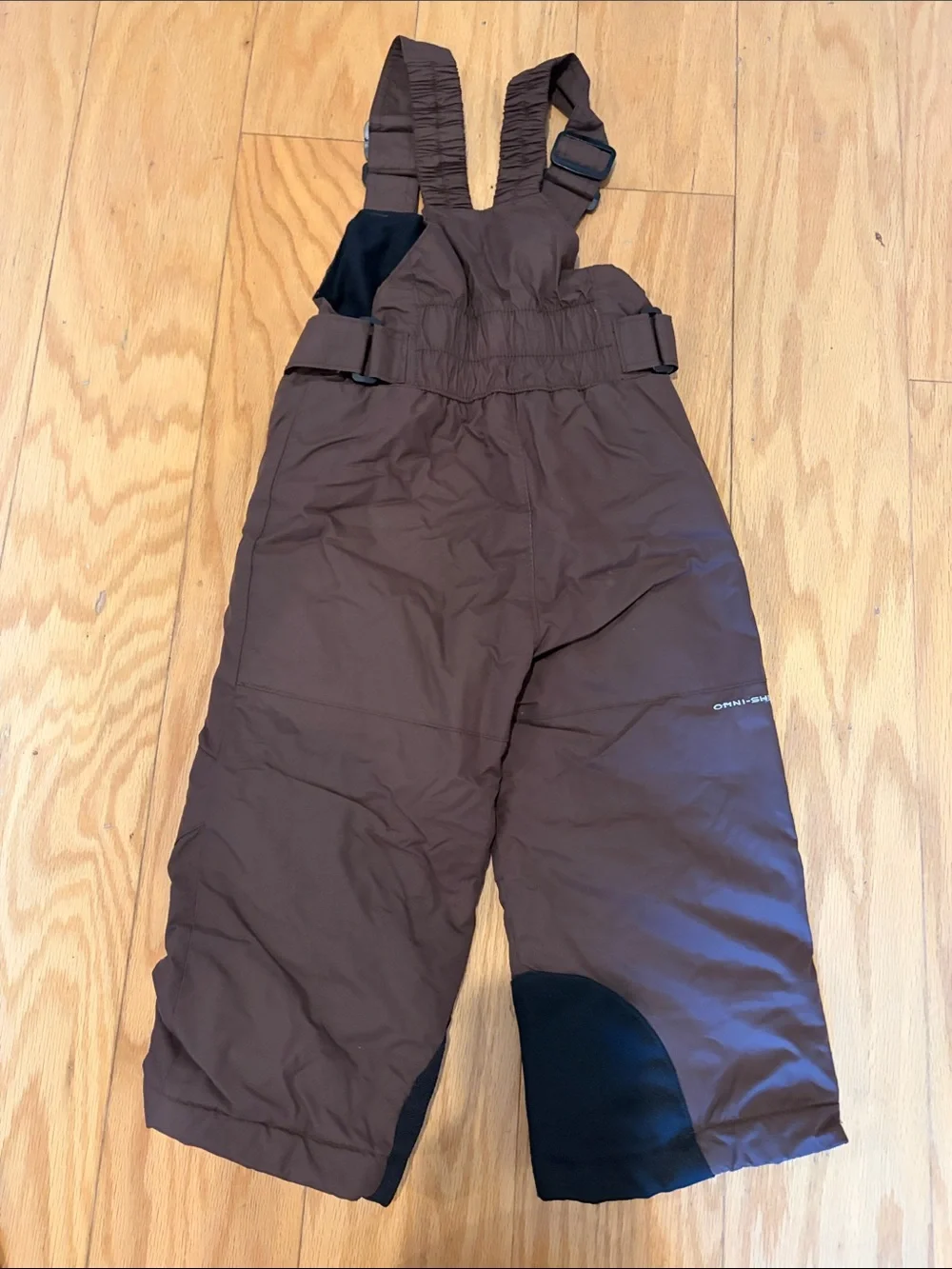 Columbia Kids Brown Insulated Snow Overalls